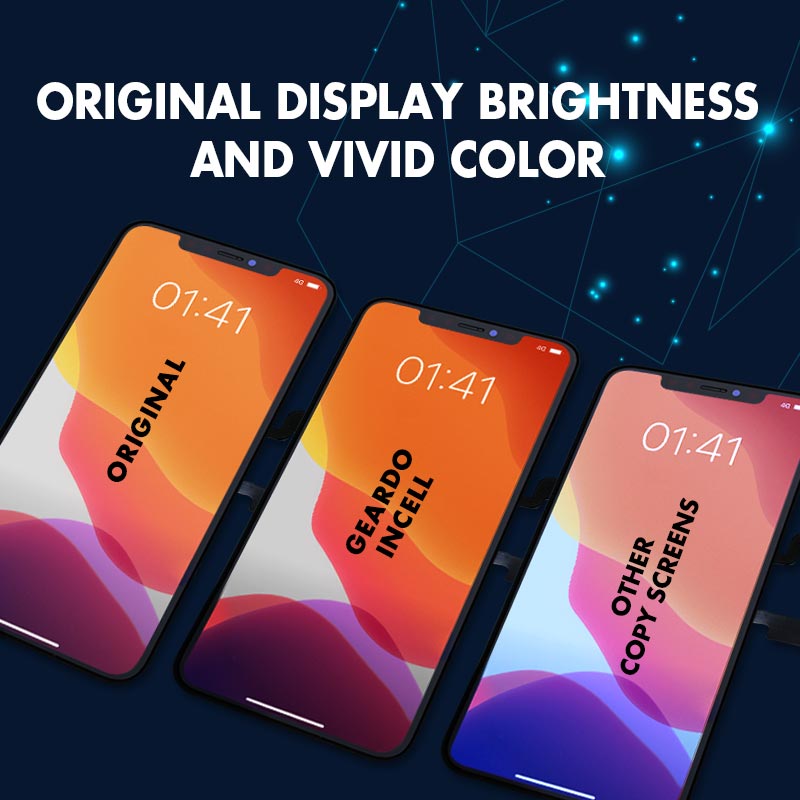 iPhone XS Max LCD screen replacement soft hard OLED