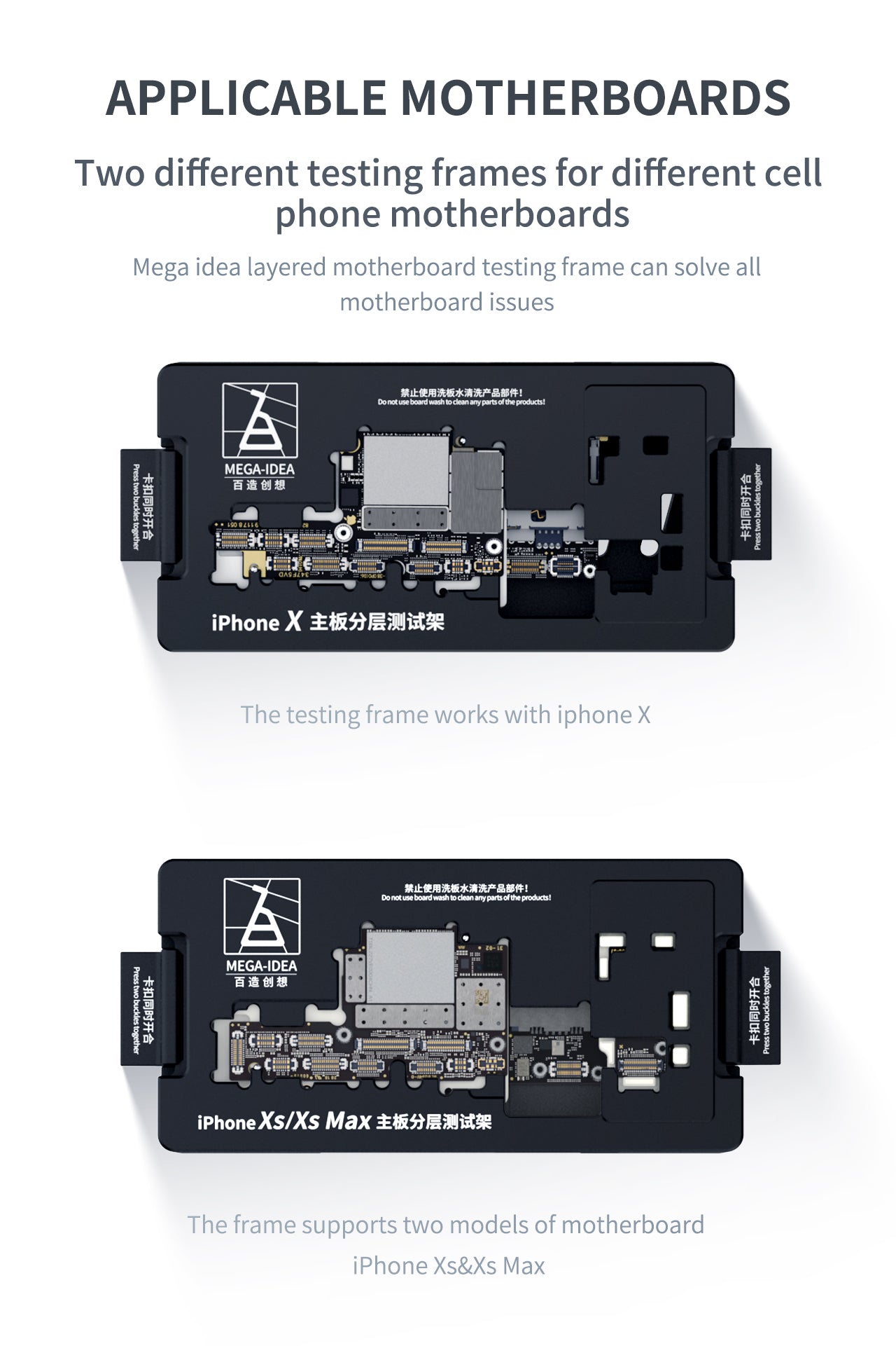 iPhone X | XS | XS Max Motherboard Layered Test Frame