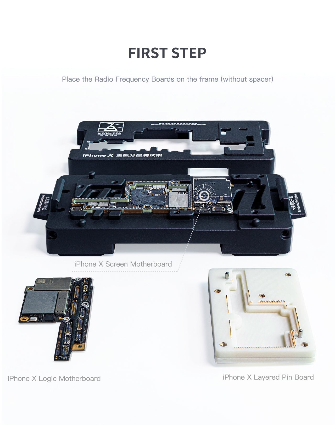 iPhone X | XS | XS Max Motherboard Layered Test Frame