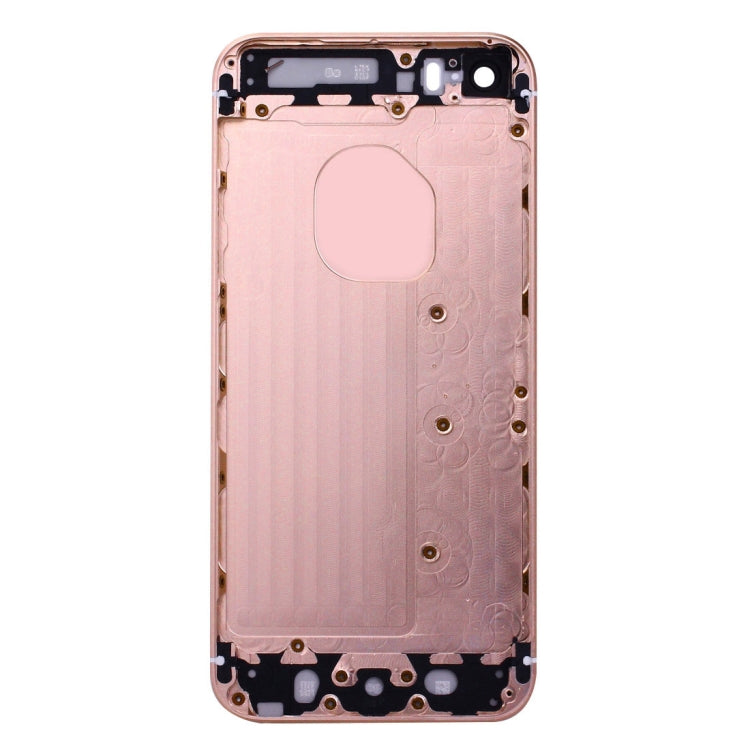 5 in 1 for iPhone SE Original (Back Cover + Card Tray + Volume Control Key + Power Button + Mute Switch Vibrator Key) Full Assembly Housing Cover