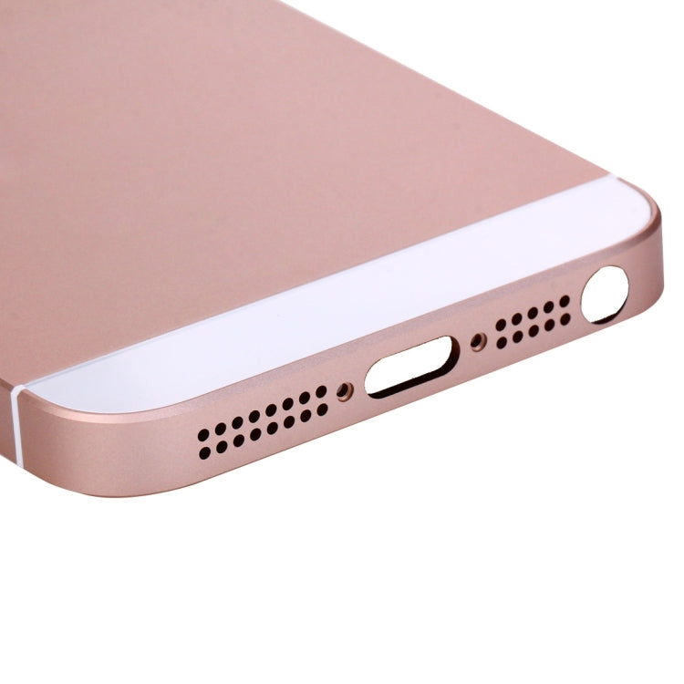 5 in 1 for iPhone SE Original (Back Cover + Card Tray + Volume Control Key + Power Button + Mute Switch Vibrator Key) Full Assembly Housing Cover