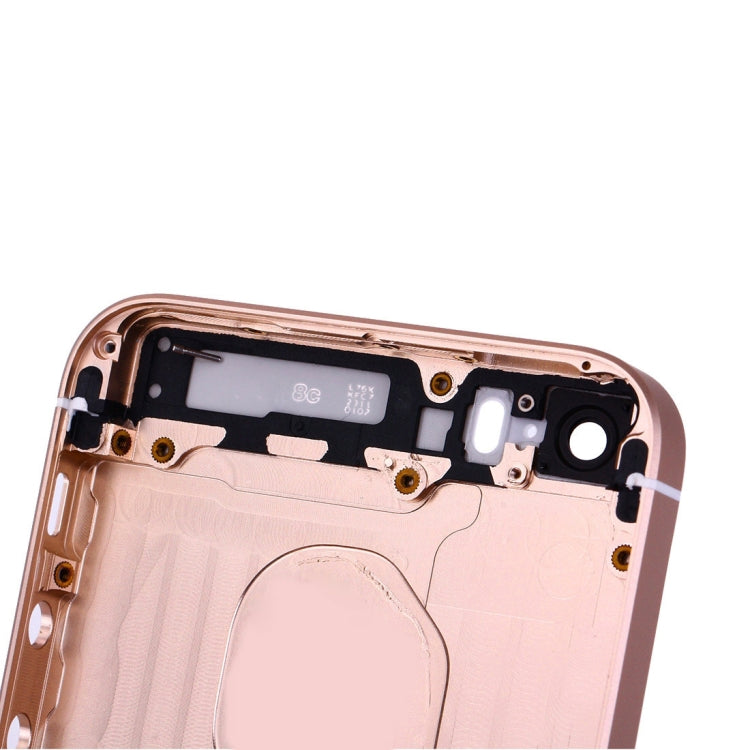 5 in 1 for iPhone SE Original (Back Cover + Card Tray + Volume Control Key + Power Button + Mute Switch Vibrator Key) Full Assembly Housing Cover