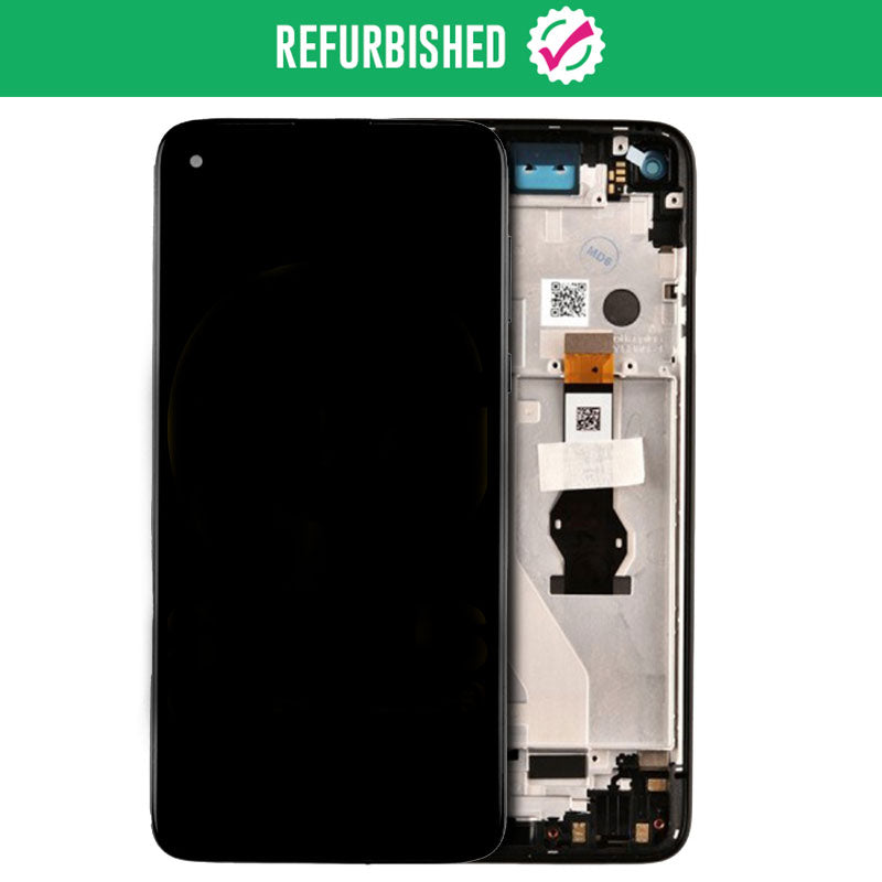 Refurbished LCD Assembly With Frame Compatible For Motorola Moto G Stylus (XT2043 / 2020) (Mystic Indigo)