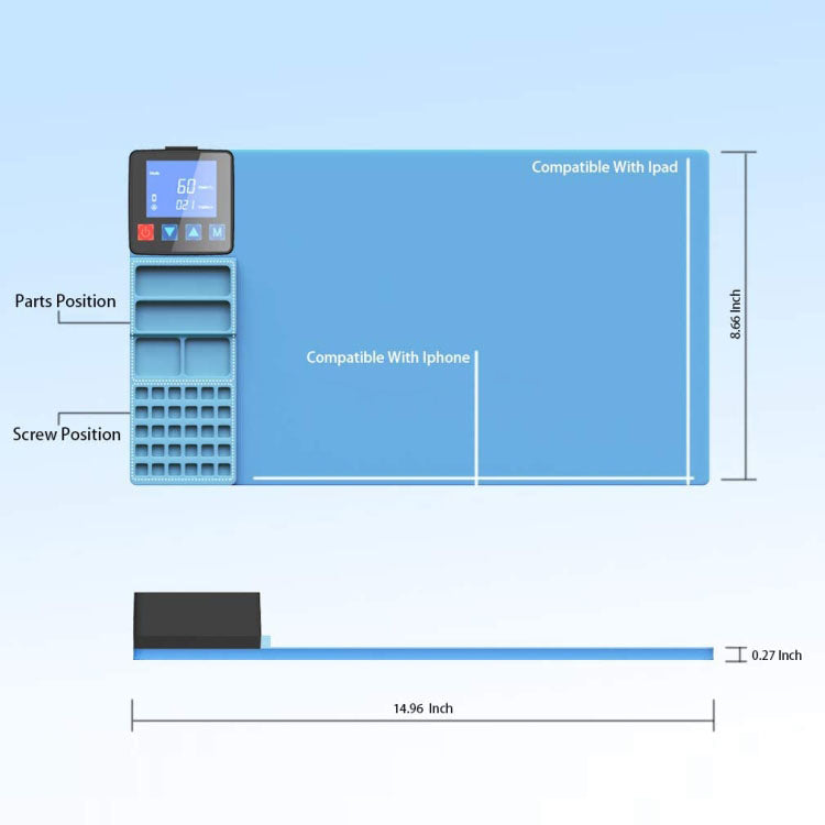 Heat Mat | Heating Pad Screen Separator Repair Tool CPB