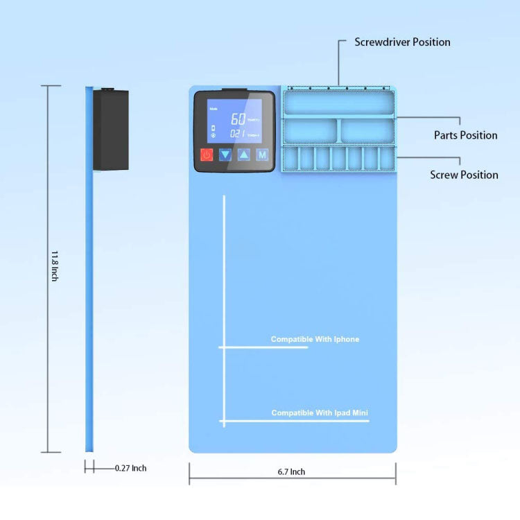Heat Mat | Heating Pad Screen Separator Repair Tool CPB
