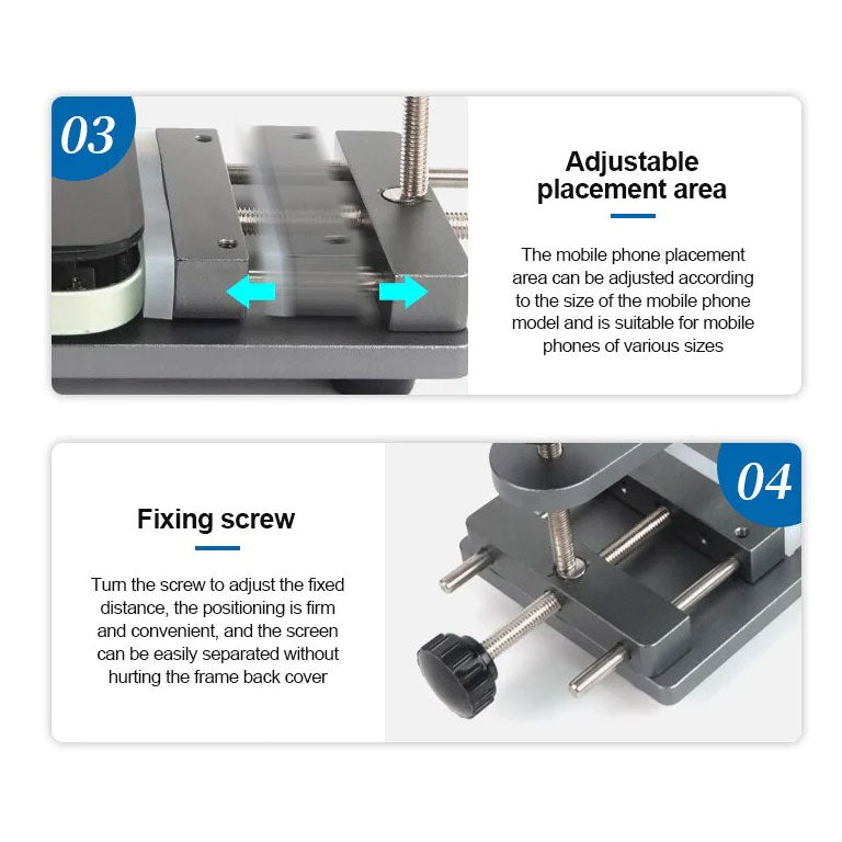 Sunshine SS-601G Heat-Free Screen Separator Opening Tool Mobile Phone LCD Repair Back Cover Frame Removal Fixture