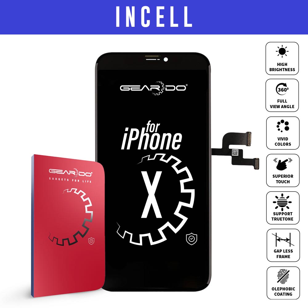 GD Premium INCELL LCD Touch Screen Assembly for iPhone X