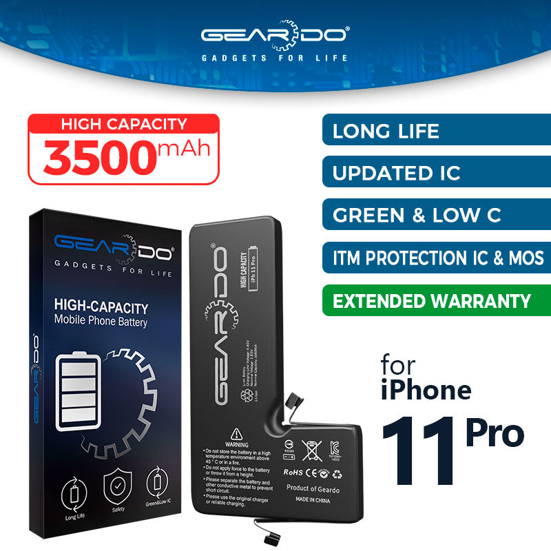 Premium Battery Replacement Compatible 3500mAh for iPhone 11 pro High Capacity
