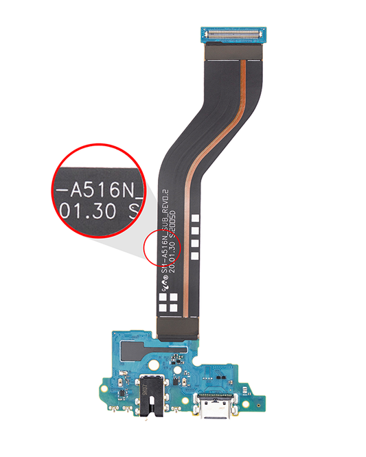 Charging Port Board with Headphone jack Replacement for Galaxy A51 5G (International Version)