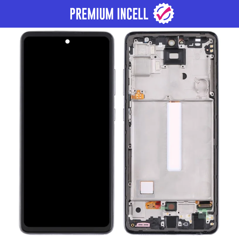 LCD Touch Screen Assembly + Frame Incell for Galaxy A52s 5G 2021 A528