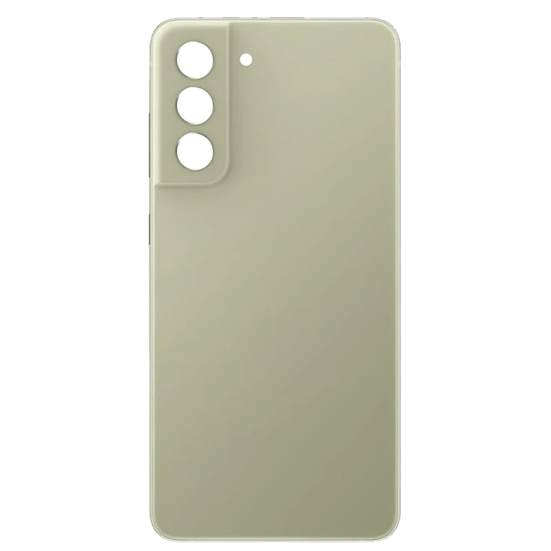 Premium Back Battery Cover Glass With Camera Lens Compatible for Galaxy S21 FE G990