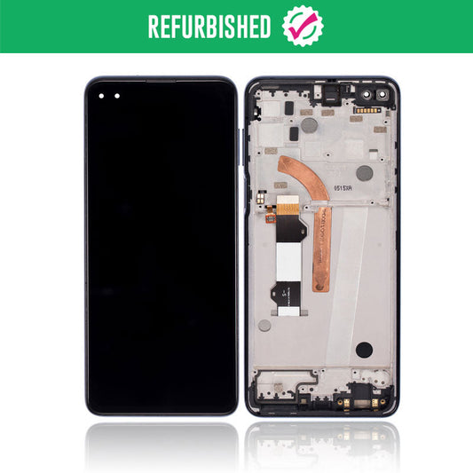 Refurbished LCD Assembly With Frame Compatible For Motorola One 5G (XT2075-1 / 2020)