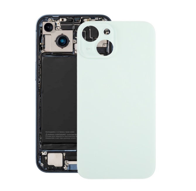 Back Battery Cover Glass For iPhone 15