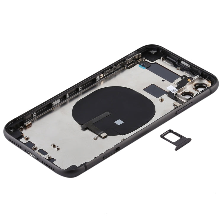 Battery Back Cover (with Side Keys & Card Tray & Power + Volume Flex Cable & Wireless Charging Module) for iPhone 11