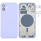 Back Housing Cover with SIM Card Tray & Side  Keys & Camera Lens for iPhone 12(White)