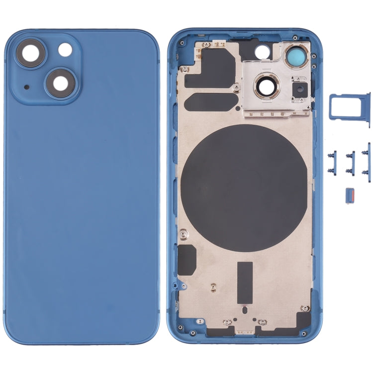 Back Housing Cover with SIM Card Tray & Side  Keys & Camera Lens for iPhone 13 Mini