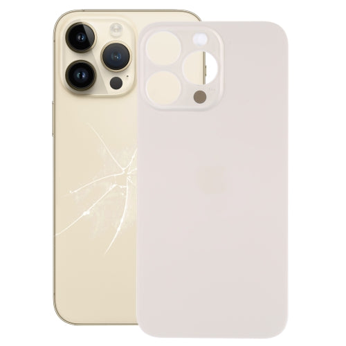 Premium Back Glass Cover Replacement Compatible for iPhone 14 Pro - Big Camera Hole