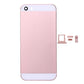 5 in 1 for iPhone SE Original (Back Cover + Card Tray + Volume Control Key + Power Button + Mute Switch Vibrator Key) Full Assembly Housing Cover
