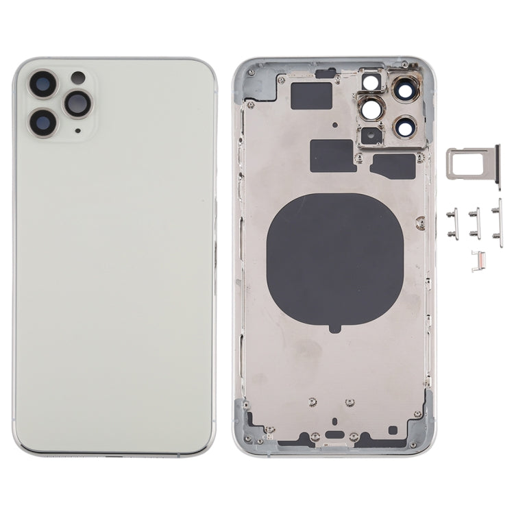 Back Housing Cover with SIM Card Tray & Side keys & Camera Lens for iPhone 11 Pro Max