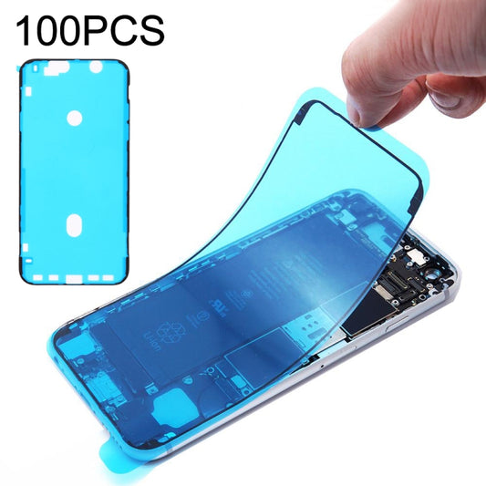 100 PCS LCD Frame Bezel Waterproof Adhesive Stickers for iPhone XR