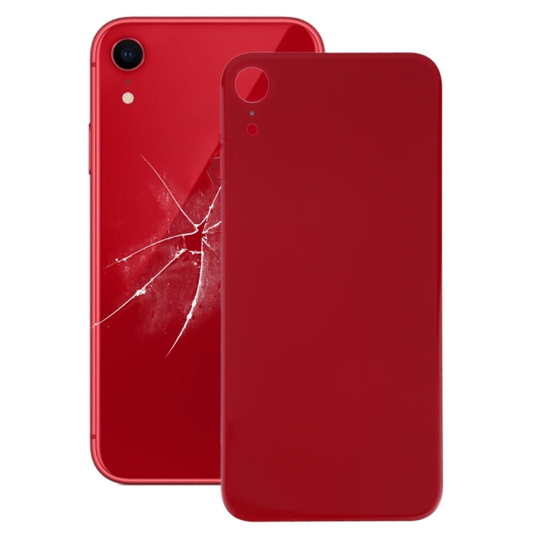 Easy Replacement Big Camera Hole Glass Back Battery Cover with Adhesive for iPhone XR