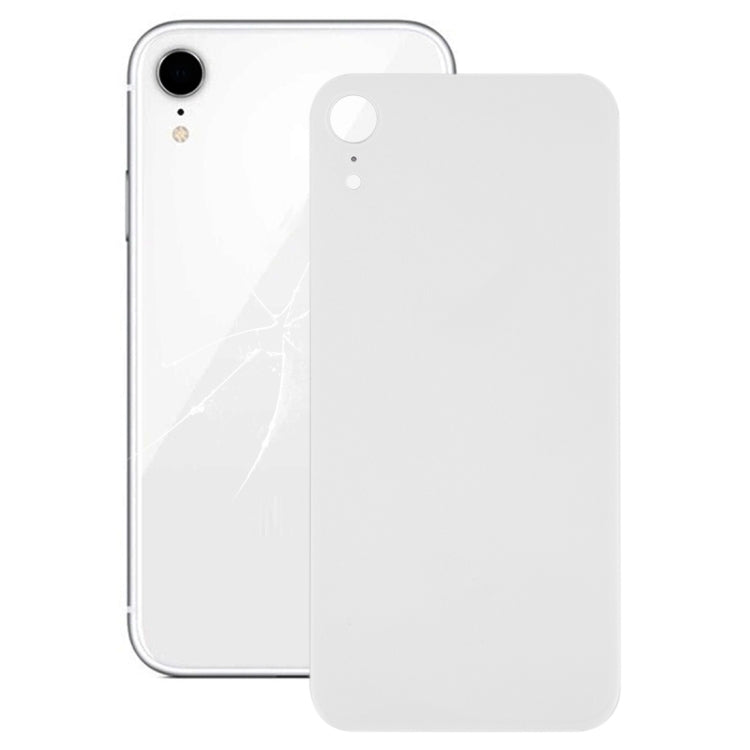 Easy Replacement Big Camera Hole Glass Back Battery Cover with Adhesive for iPhone XR