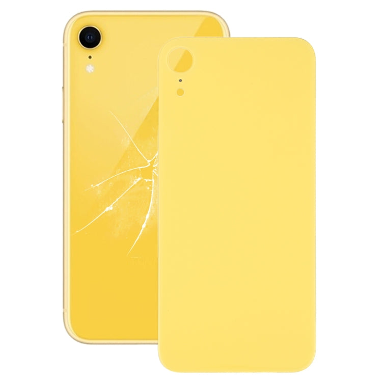 Easy Replacement Big Camera Hole Glass Back Battery Cover with Adhesive for iPhone XR