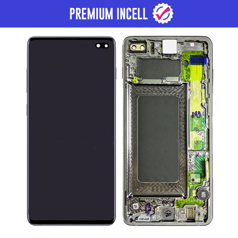 Premium INCELL LCD Touch Screen Assembly + Frame for Galaxy S10 Plus G975