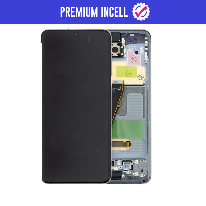 Premium Incell LCD Touch Screen Assembly + Frame for Galaxy S20 G980