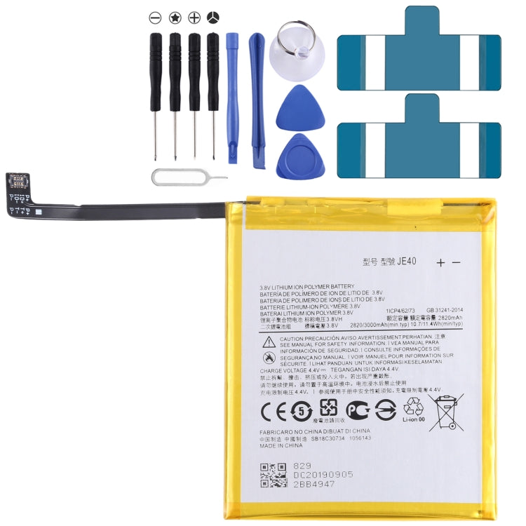 For Motorola Moto G7 Play / One (P30 Play) / Moto G7 XT1952 3000mAh Replacement Li-Ion Battery JE40