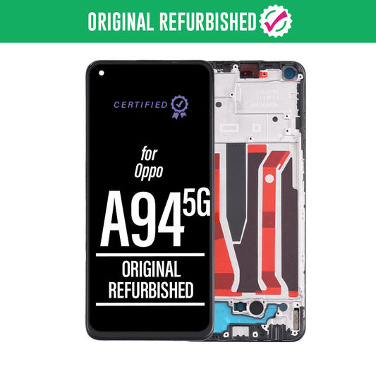 Original Refurbished LCD Digitizer Assembly with frame for Oppo A94 5G