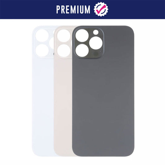 Premium Back Glass Cover Replacement Compatible for iPhone 14 Pro - Big Camera Hole