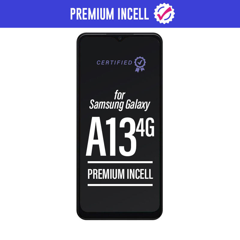 Premium Incell LCD Touch Screen Assembly + Frame For Galaxy A13 4G A135