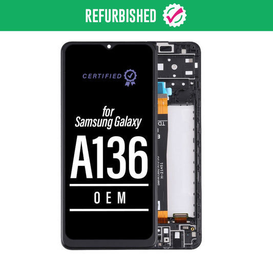 Refurbished LCD Touch Screen Assembly + Frame For Samsung Galaxy A13 5G SM-A136 A137