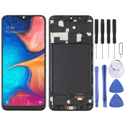 Premium OEM OLED LCD Touch Screen Assembly + Frame for Samsung Galaxy A20 SM-A205