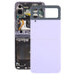 For Samsung Galaxy Z Flip4 SM-F721B Battery Back Cover with Camera Lens Cover