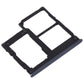 For Galaxy A40 SIM Card Tray + SIM Card Tray + Micro SD Card Tray