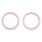 2 PCS Rear Camera Glass Lens Metal Outside Protector Hoop Ring for iPhone 13