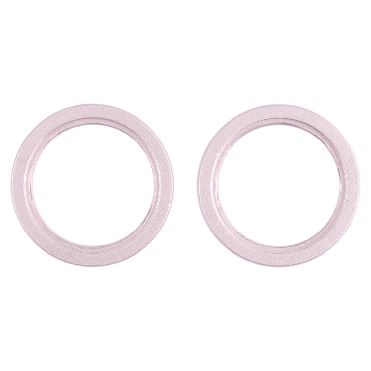 2 PCS Rear Camera Glass Lens Metal Outside Protector Hoop Ring for iPhone 13