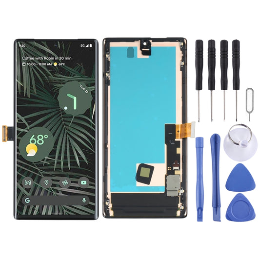 AMOLED LCD Touch Screen Assembly + Frame for Google Pixel 6 Pro