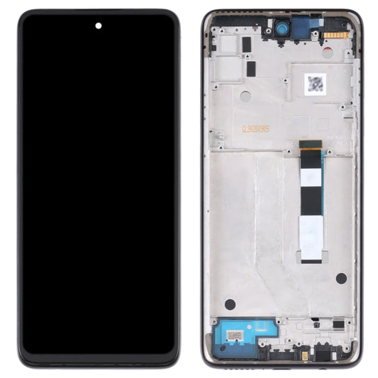 LCD Touch Screen Digitizer Assembly + Frame for Motorola Moto G 5G