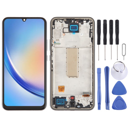 Premium OEM OLED LCD Touch Screen Assembly + Frame For Samsung Galaxy A34 5G SM-A346B