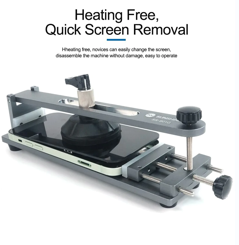 Sunshine SS-601G Heat-Free Screen Separator Opening Tool Mobile Phone LCD Repair Back Cover Frame Removal Fixture