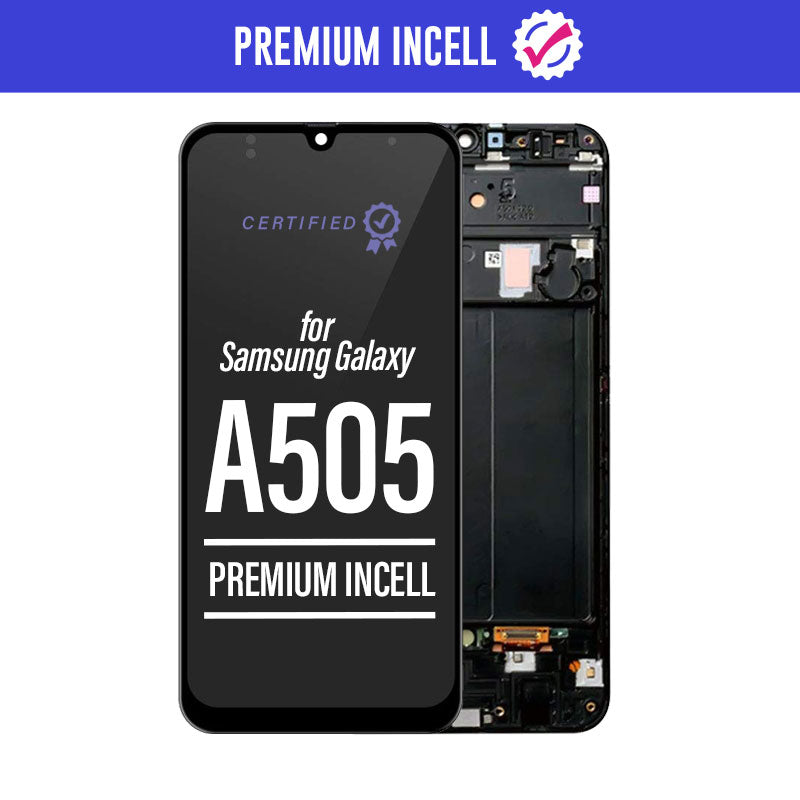 Premium Incell LCD Touch Screen Assembly + Frame For Galaxy A50 2019 A505