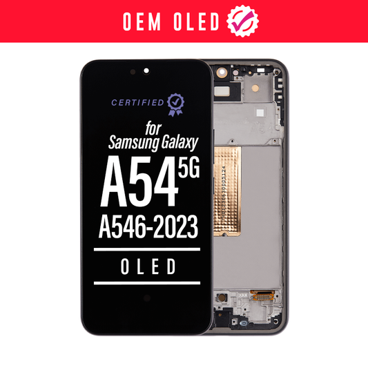 OEM OLED LCD Touch Screen Assembly + Frame Compatible For Galaxy A54 5G A546 2023