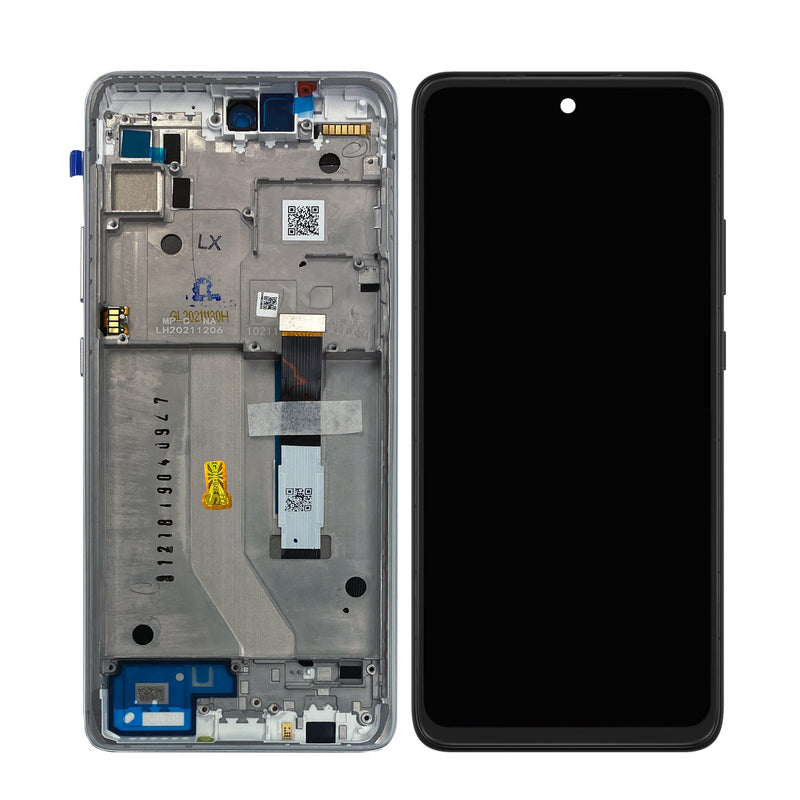 Genuine OEM LCD Assembly With Frame Compatible For Motorola One 5G Ace (XT2113-1/2 / 2021)