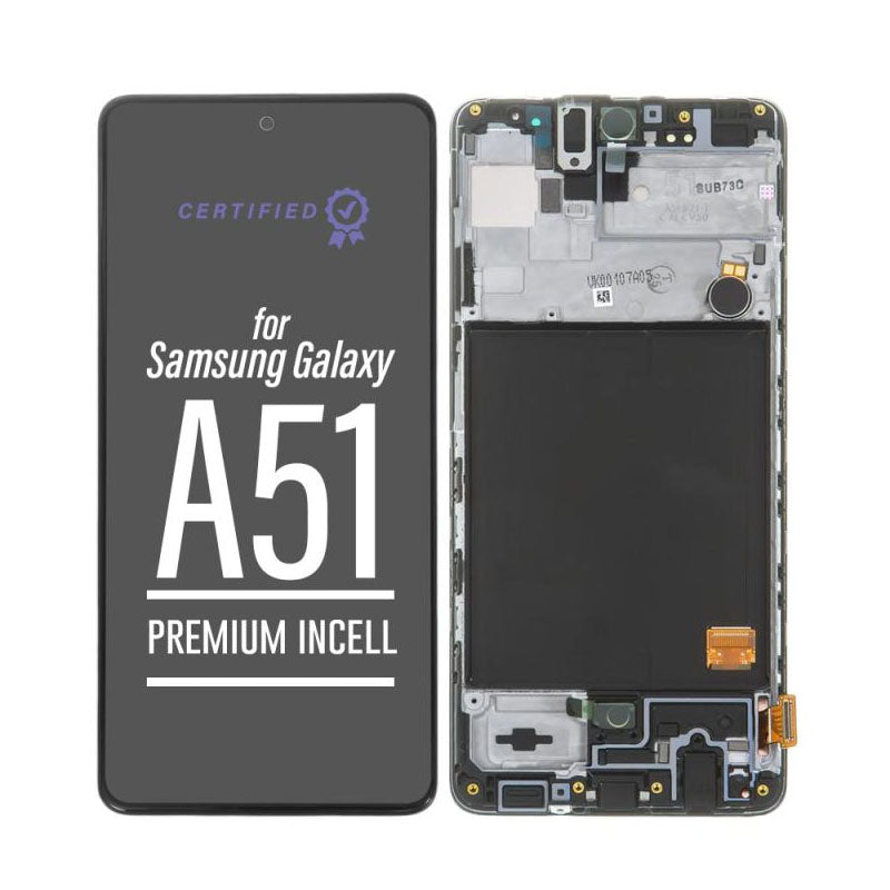 Premium Incell LCD Touch Screen Assembly + Frame For Galaxy A51 2020 A515