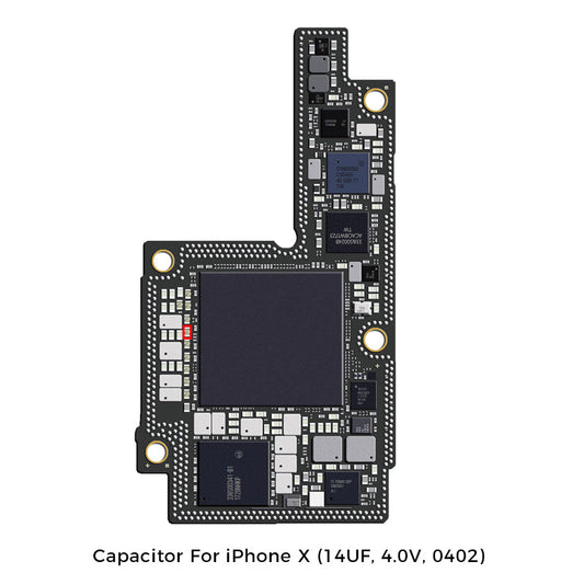 iPhone X 14UF, 4.0V, 0402 Capacitor