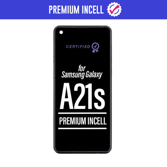 Premium Incell LCD Touch Screen Assembly + Frame for Galaxy A21s 2020 A217