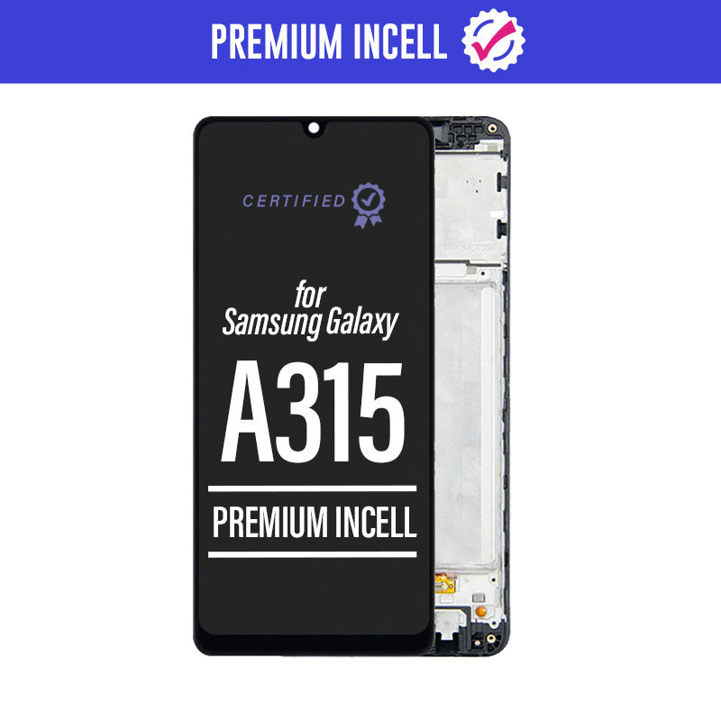 Premium Incell LCD Touch Screen Assembly + Frame For Galaxy A31 2020 A315